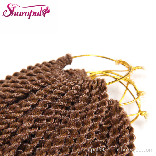 senegalese twist crochet braid 30strands/pack synthetic rope twist braid hair extensions